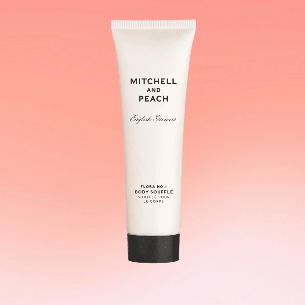 Mitchell and Peach Body Soufflé - White Tube with Black Cap